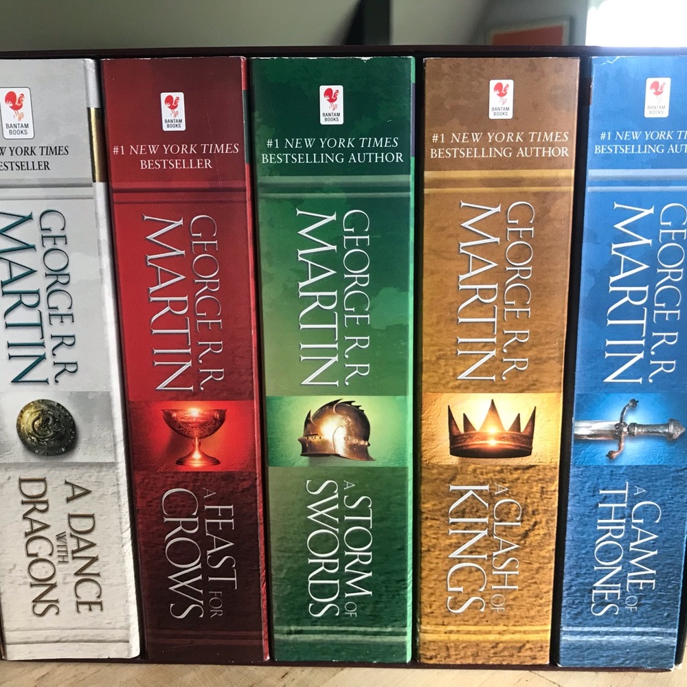 George R.R. Martin A Song of Ice and Fire 5-Book Boxed Set - UNREAD fresh spines - Picture 3 of 6